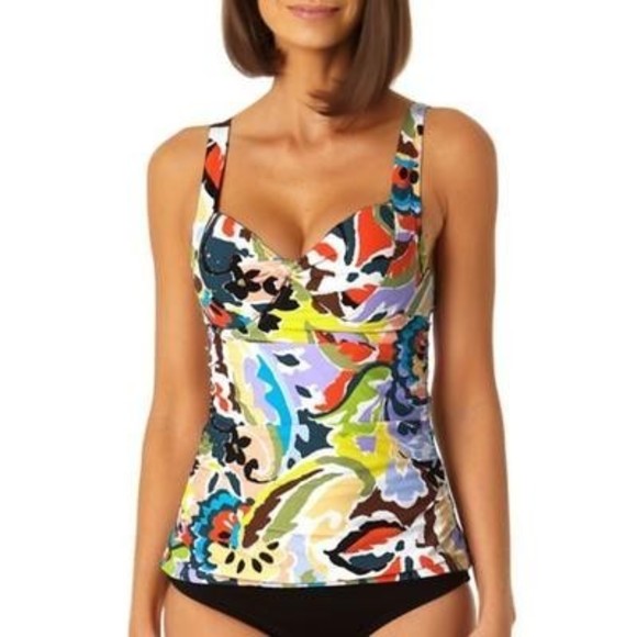 Anne Cole Swimwear Multicolor Nylon/Spandex, All - Picture 1 of 5